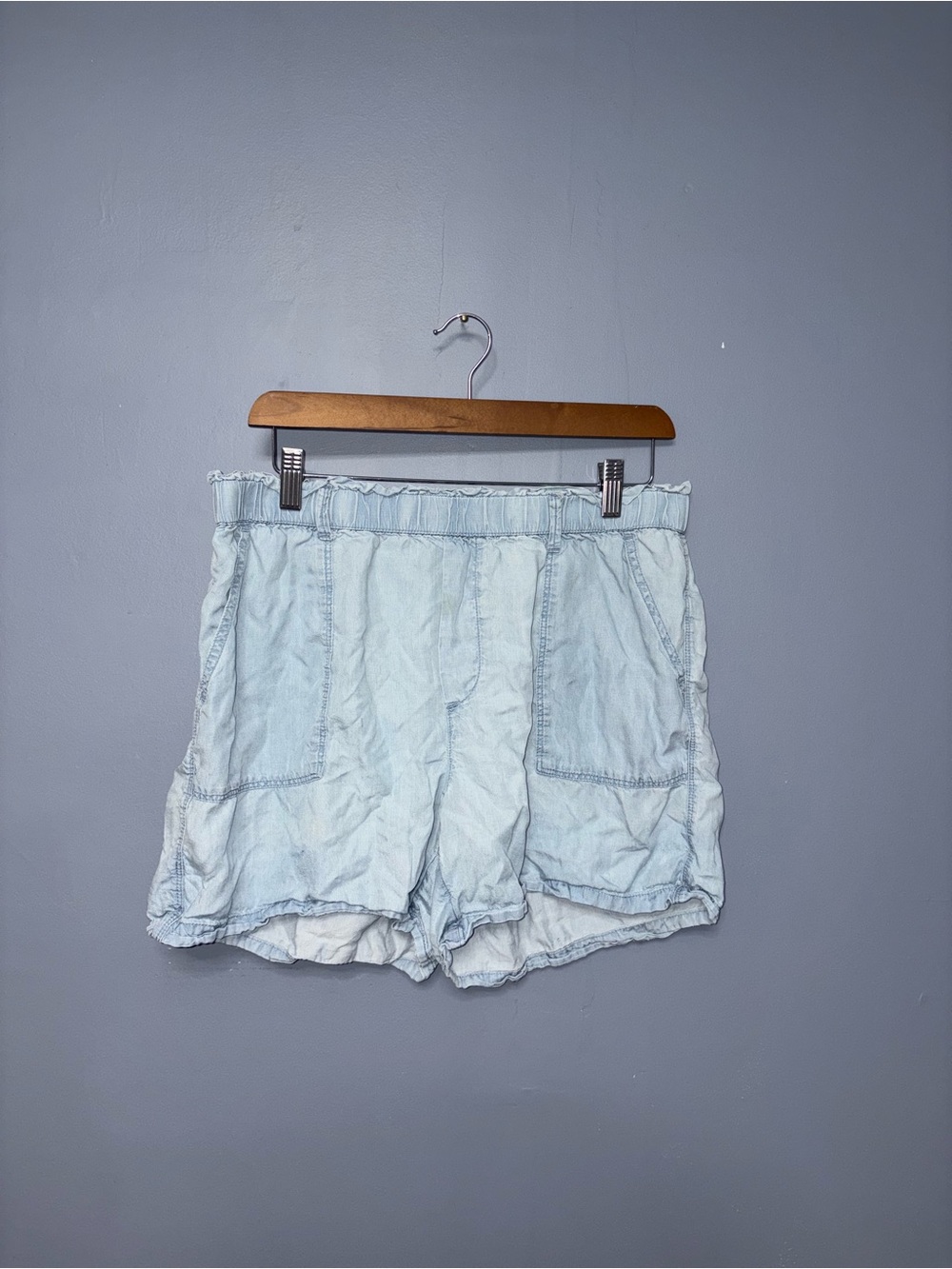 Aerie | Blue Jean Shorts | Size Large